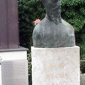 80 let od smrti kiparja Alojzija Gangla