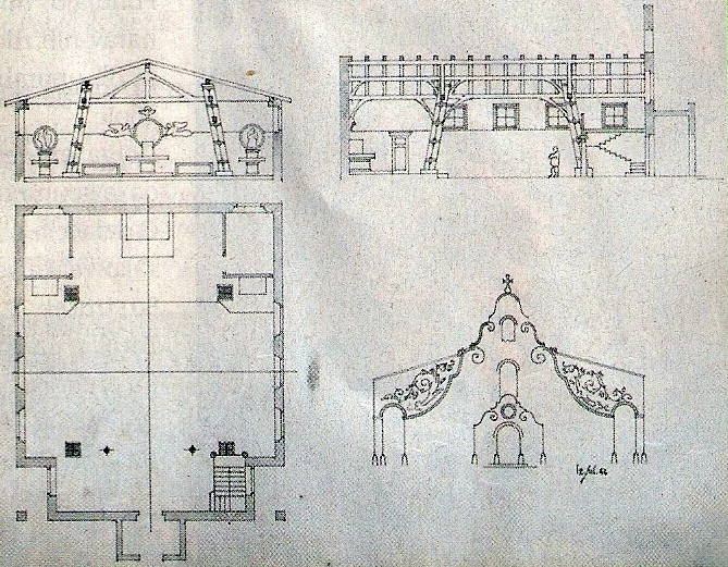 Načrt za cerkev na Preloki, 1953