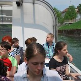S turistično ladjico po Ljubljanici