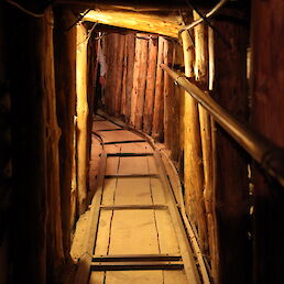"Tunel spasa", v dolžini cca 20 metrov