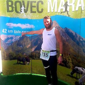 Ciril Totter deseti na bovškem maratonu