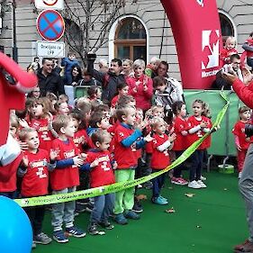 Na "Ljubljanskem maratonu" tudi otroci metliškega vrtca