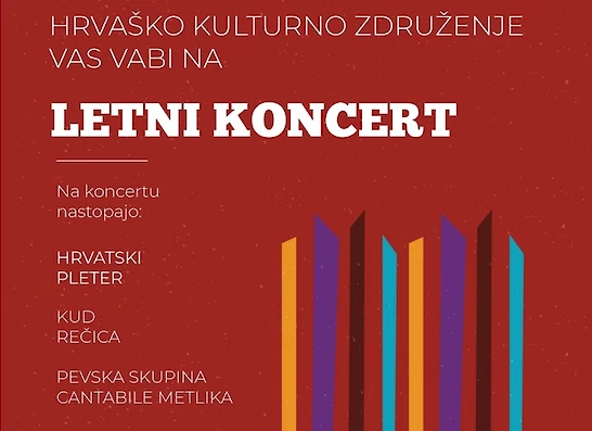 Hrvaško kulturno združenje - letni koncert