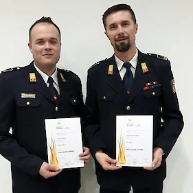 Belokranjska regija bogatejša za dva višja gasilska častnika