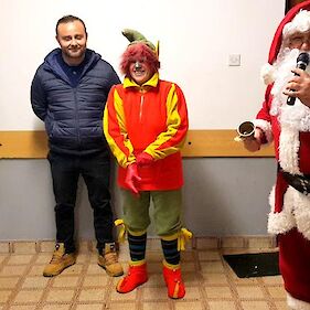 Novi župan Črnomlja skupaj z Romi pričakal Božička