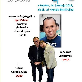 ZIMSKE KRATKOČASNICE 2015-2016: Obro in Tokca bo gostil Igor Vidmar