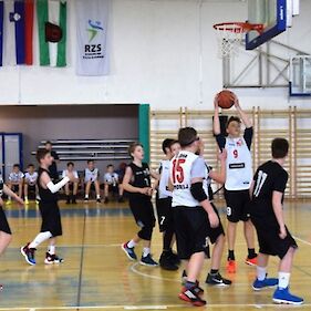 Četrtfinale državnega prvenstva v košarki za mlajše učence – osvojeno 2. mesto