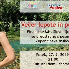 Večer lepote in poezije - finalistke Miss Slovenije se predstavijo