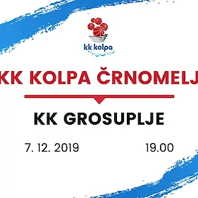 KK Kolpa Črnomelj - KK Grosuplje