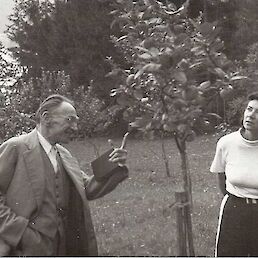 Oton in Ani Župančič, Bled, 1937; foto Marko Župančič