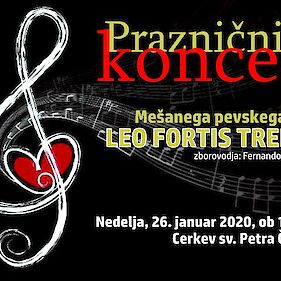 Praznični koncert Mešanega pevskega zbora LEO FORTIS TREBNJE