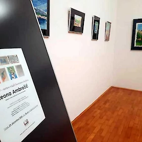 Otvoritev slikarske razstave Leone Ambrožič