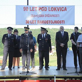 Slovesnost ob dnevu državnosti ter 90-letnici delovanja PGD Lokvica