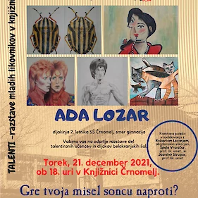 Razstava Talenti - razstavlja Ada Lozar