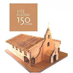 Maketa cerkve na Preloki, ki jo je po Plečnikovih načrtih iz leta 1953 izdelal Preločan Jože Pavlakovič