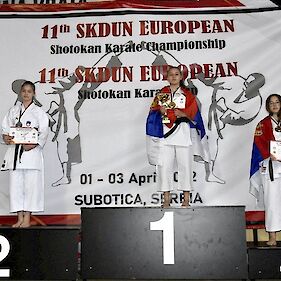Štiri medalje za karateiste na SKDUN evropskem prvenstvu