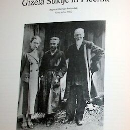 Gizela Šuklje, mizar in Jože Plečnik