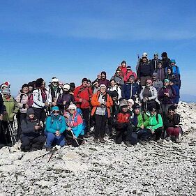 Črnomaljski planinci obiskali najvišji vrh otoka Krka