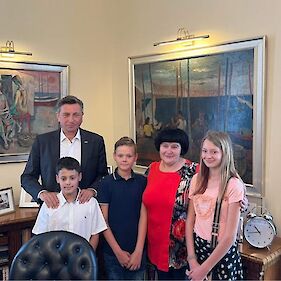 Pri predsedniku Borutu Pahorju