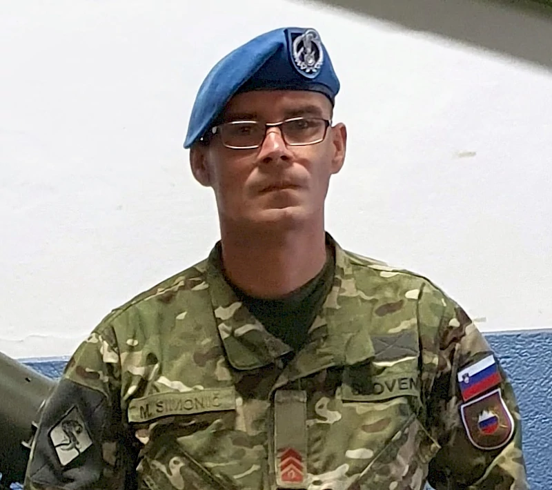 Marko Simonič. Foto: Slovenska vojska