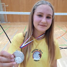 Daša Mihelič viceprvakinja v badmintonu