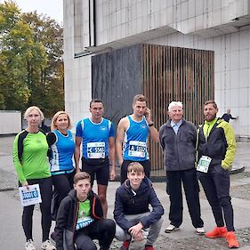 Člani ŠD Griblje na Ljubljanskem maratonu