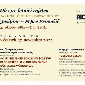 140 let rojstva Josipine Primožič