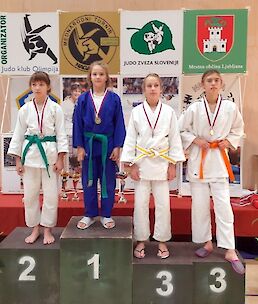 Belokranjski judoisti na tekmovanju Mini Nagaoka