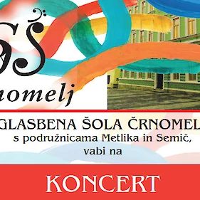 Koncert orkestrov in pevskega zbora GŠ Črnomelj