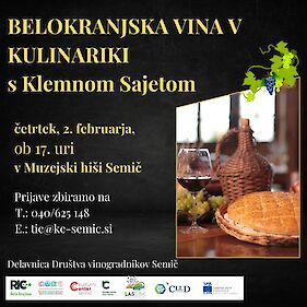 Belokranjska vina v kulinariki