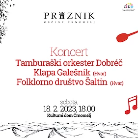 Koncert KUD Dobréč, Klapa Galešnik, FD Šaltin (Hvar)
