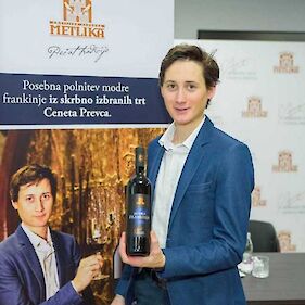 Vinska klet Metlika predstavila modro frankinjo Cene Prevc