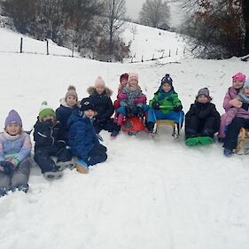 Zimski športni dan na podružnici Adlešiči