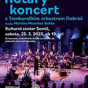 Dobrodelni Rotary koncert s Tamburaškim orkestrom Dobreč