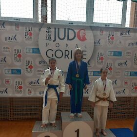 Mladi belokranjski judoisti s tremi medaljami