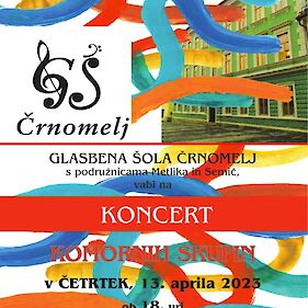 Koncert komornih skupin GŠ Črnomelj