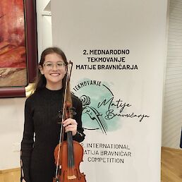 Violinistka Ana Gašperič