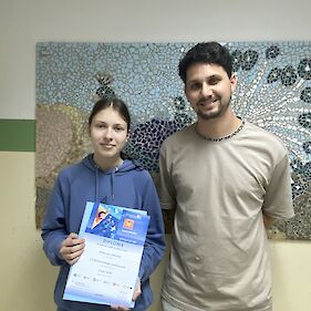 Aleksandra Marentič osvojila 3. mesto na natečaju Evropa v šoli