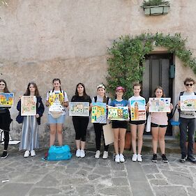 7. izletniška kolonija mladih likovnikov Dolenjske in Bele krajine v Gradežu v Italiji