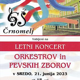 Letni koncert orkestrov in pevskih zborov