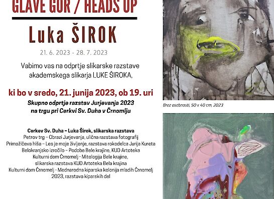 Akademski slikar Luka Širok bo razstavljal v Cerkvi Sv. Duha v Črnomlju