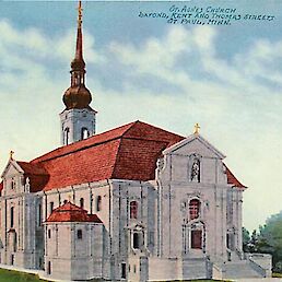 Cerkev sv. Neže, Frogtown, Saint Paul. (https://www.lakesnwoods.com)