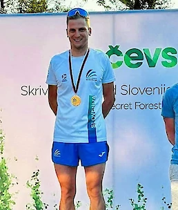 Peter Križan izvrsten na sprint triatlonu v Kočevju