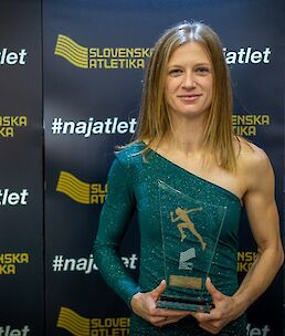 Tina Šutej najboljša slovenska atletinja leta