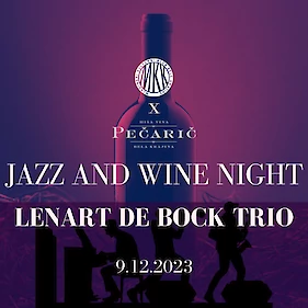 Jazz in vino večer - Lenart de Bock trio (MKK)