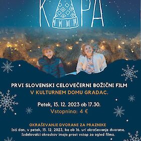 Prvi slovenski božični film Kapa