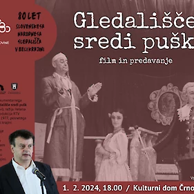 Gledališče sredi pušk: film in predavanje dr. Aleša Gabriča
