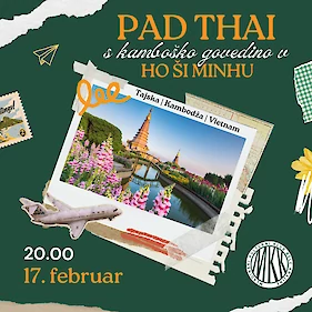 Potopisno predavanje: Pad thai s kamboško govedino v Ho Ši Minhu (MKK)