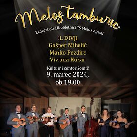 Melos tamburic, koncert TS Melos