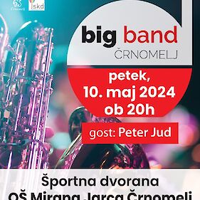 Koncert Big Band Črnomelj - gost Peter Jud